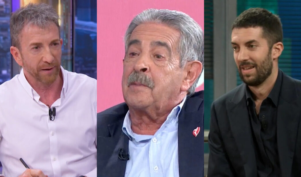 Pablo Motos, Miguel Ángel Revilla y David Broncano