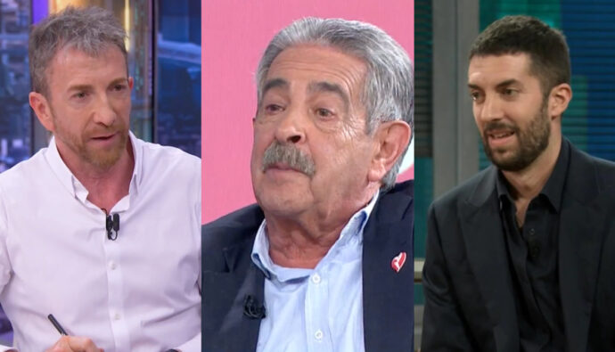 Pablo Motos, Miguel Ángel Revilla y David Broncano