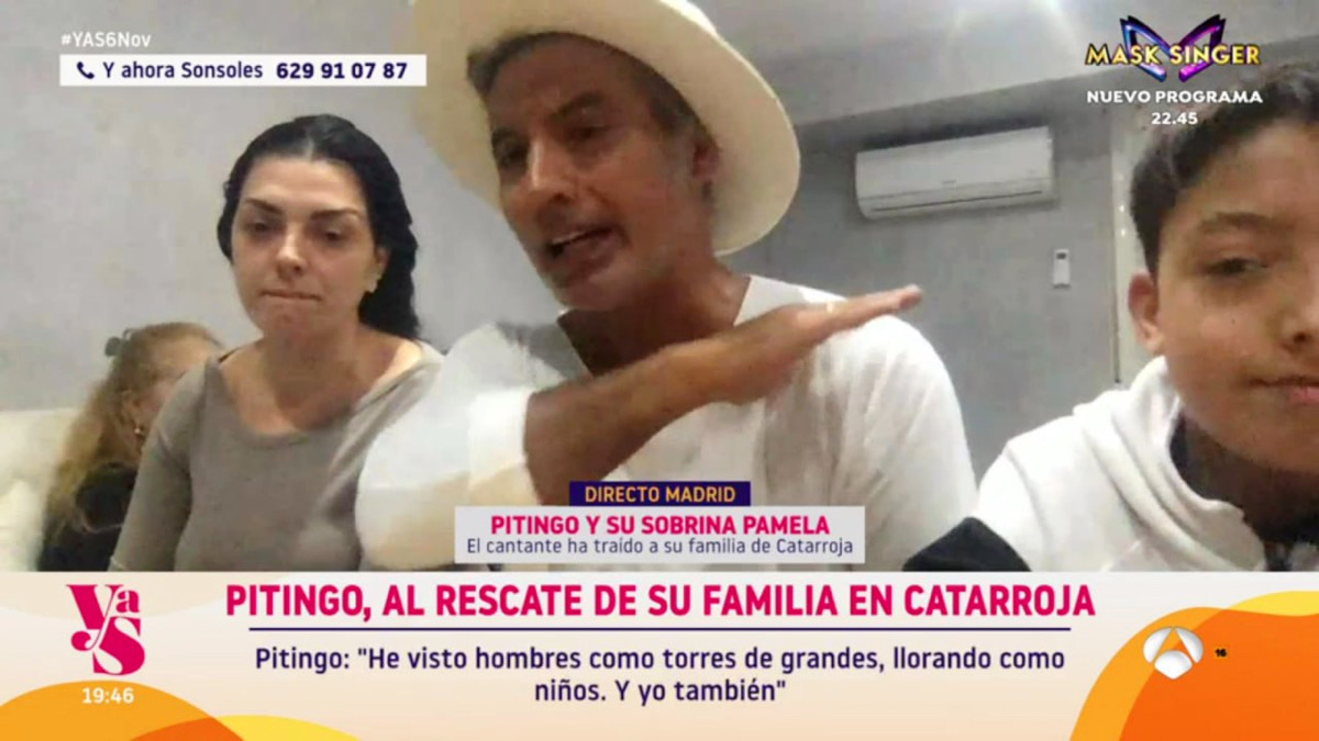 Pitingo, en su conexión con 'Y ahora Sonsoles'