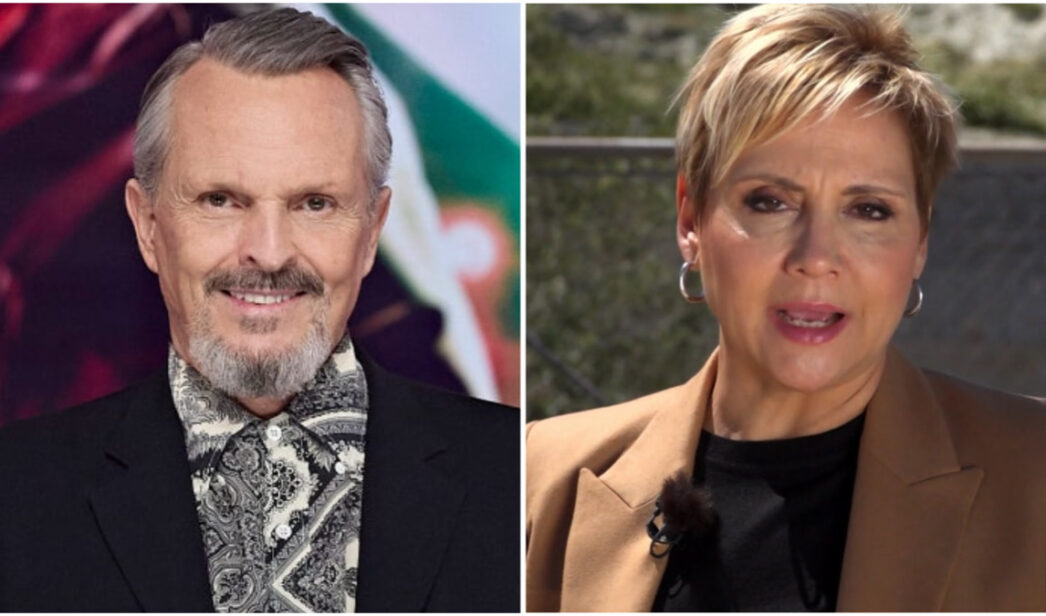 Miguel Bosé y Gloria Serra