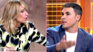 Emma García explota contra Kiko Jiménez en 'Fiesta'.