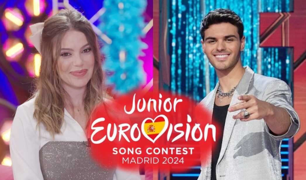 María Isabel y Abraham Mateo, invitados de Eurovisión Junior 2024.