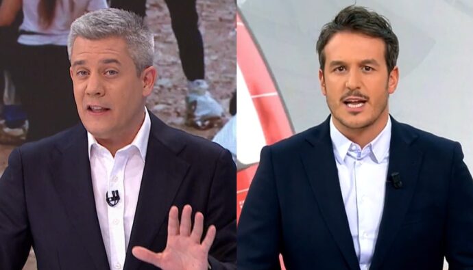 Rodrigo Blázquez en 'La Sexta Noticias' y Diego Losada en 'Noticias Cuatro'.