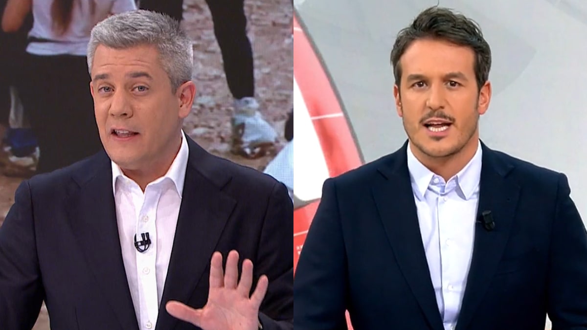 Rodrigo Blázquez en 'La Sexta Noticias' y Diego Losada en 'Noticias Cuatro'.