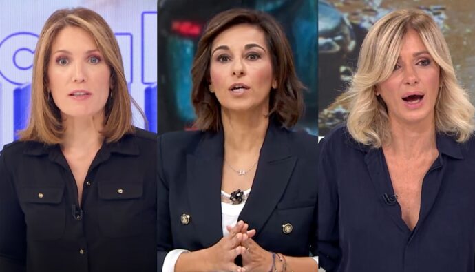 Silvia Intxaurrondo, Adela González y Susanna Griso.