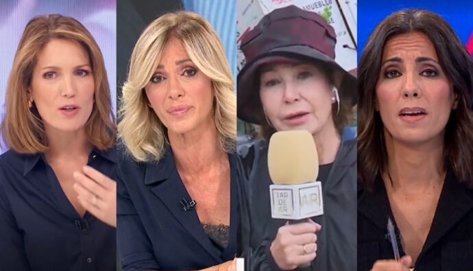 Silvia Intxaurrondo, Susanna Griso, Ana Rosa Quintana y Ana Pastor.