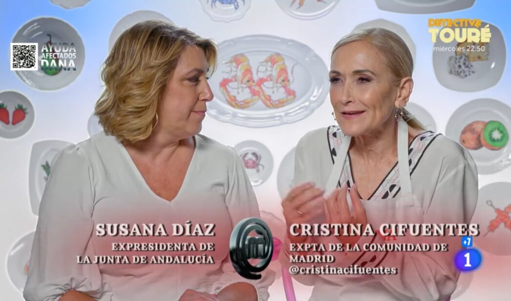 Susana Díaz y Cristina Cifuentes en 'MasterChef Celebrity'.