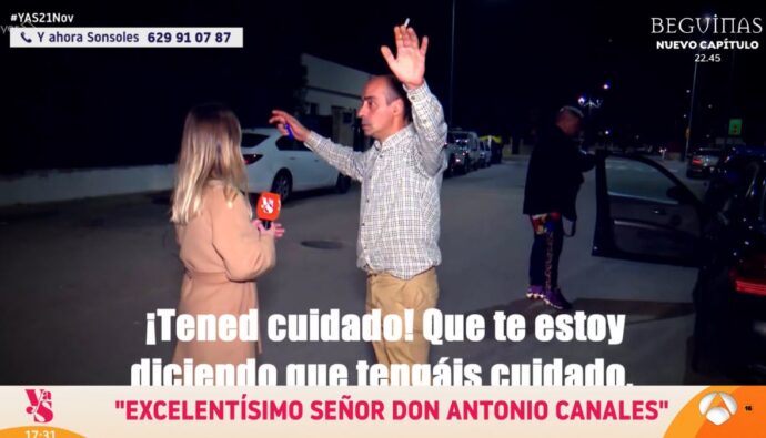 La amenaza de Antonio Canales a 'Y ahora Sonsoles'.