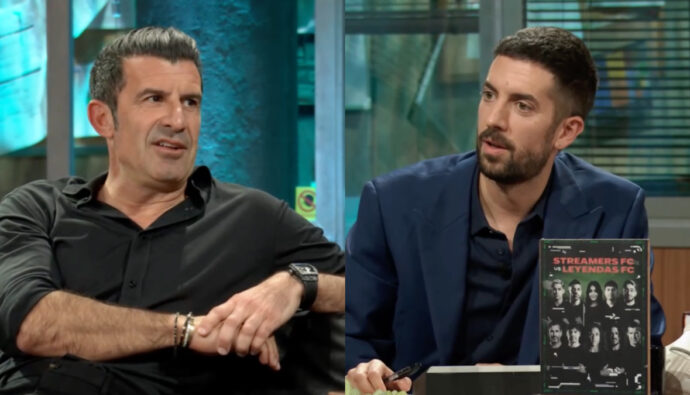 Luís Figo y David Broncano