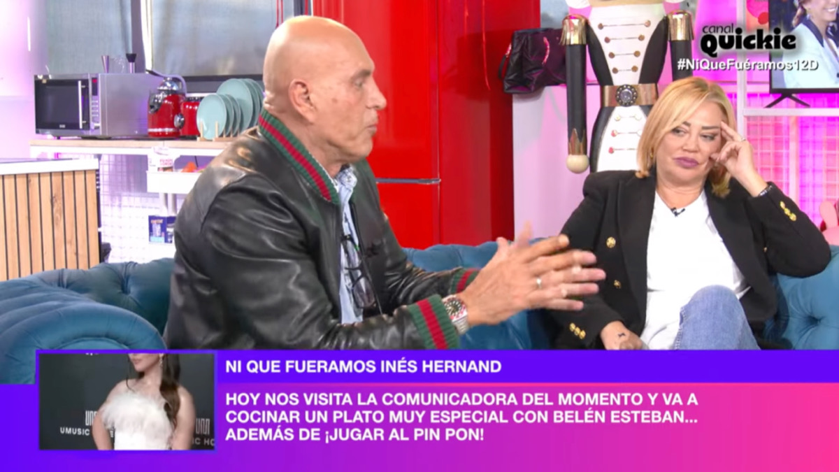 Belén Esteban y Kiko Matamoros en 'Ni que fuéramos'