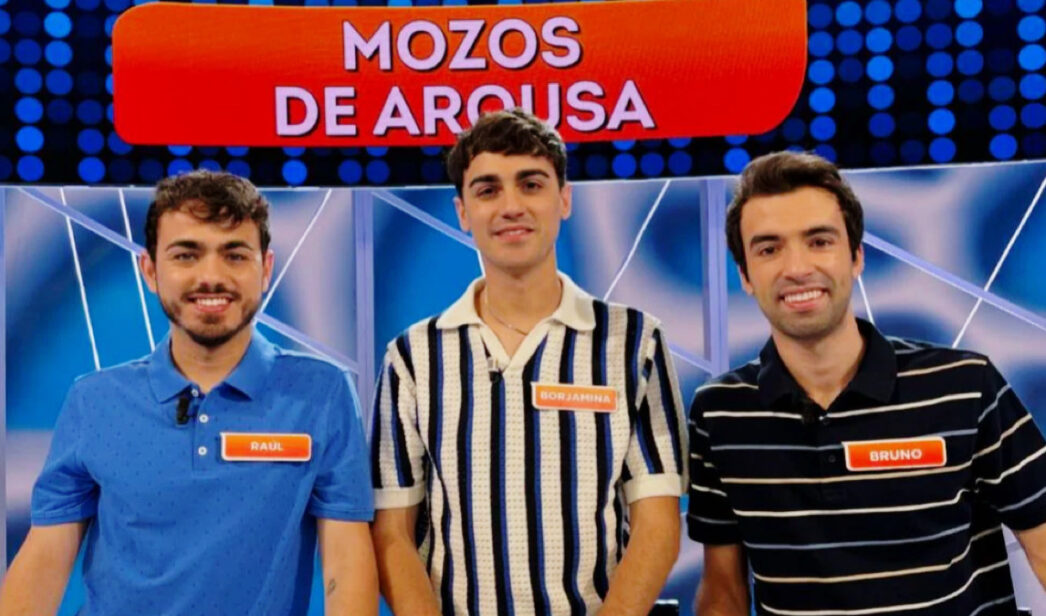 Raúl Santamaría, Borjamina y Bruno Vila (Mozos de Arousa)