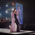 Laura Pausini, en su concierto en Telecinco