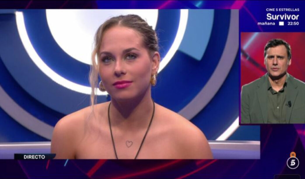 Violeta junto a Ion Aramendi en 'Gran Hermano'