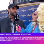 Samantha Ballanties con Jorge Pérez.