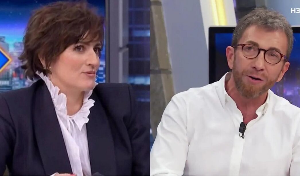 Silvia Abril con Pablo Motos en 'El Hormigeuero'.