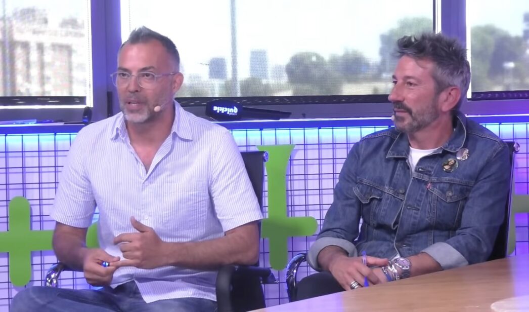 Óscar Cornejo y David Valldeperas, productor y director de 'Ni que fuéramos'.