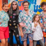 El jurado de 'MasterChef Junior' junto a Mario Vaquerizo y un ex-concursante.