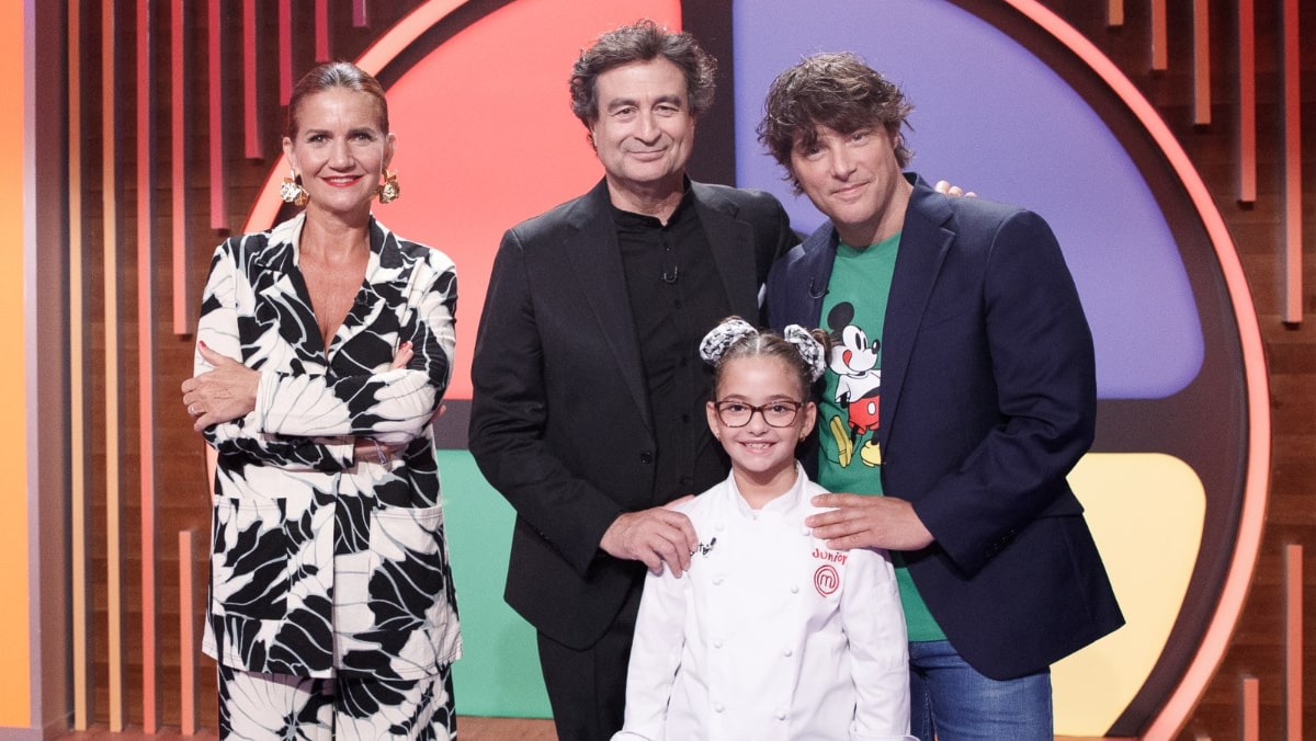 Samantha, Pepe, Jordi y Loreto en 'MasterChef Junior'