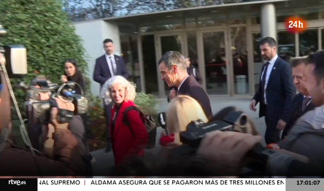 Pedro Sánchez y Marta Riesco.