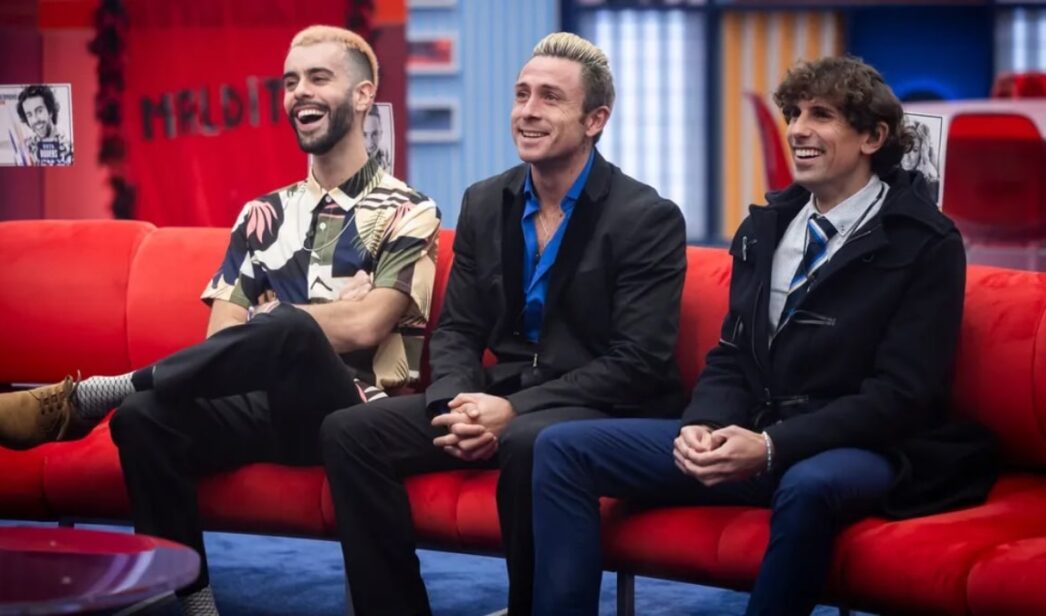 Ruvens, Juan y Óscar, finalistas de 'Gran Hermano'.