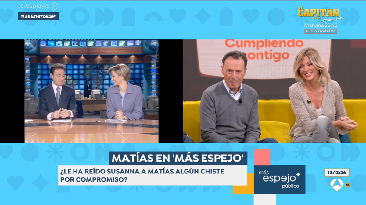 Susanna Griso y Matías Prats en 'Espejo Público'