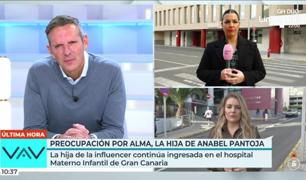 Joaquín Prat en 'Vamos a ver' con la última hora de la hija de Anabel Pantoja