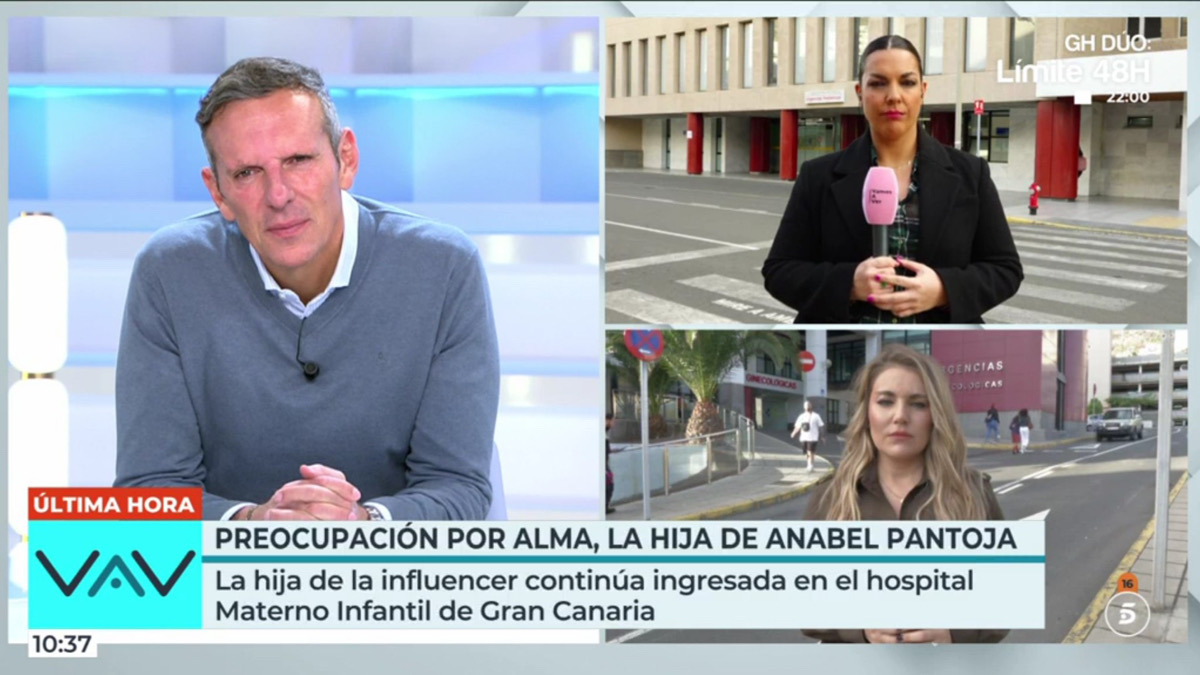 Joaquín Prat en 'Vamos a ver' con la última hora de la hija de Anabel Pantoja