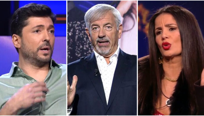 'GH DÚO' expulsa a Ana Herminia y lo que dicen ella y Ángel Cristo tensiona a Carlos Sobera, que da explicaciones