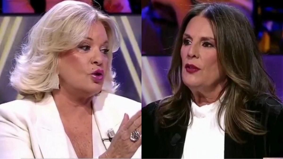 Bárbara Rey se enfrenta con Ángela Portero en '¡De viernes!'.