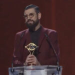 Manu Sánchez en los Premios Iris