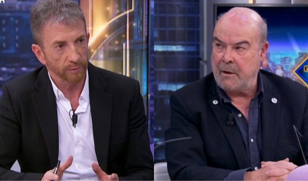 Pablo Motos y Antonio Resines en 'El Hormiguero'.