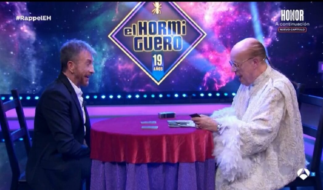 Pablo Motos con Rappel en 'El Hormiguero'.