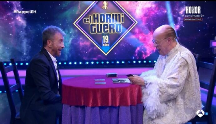 Pablo Motos con Rappel en 'El Hormiguero'.