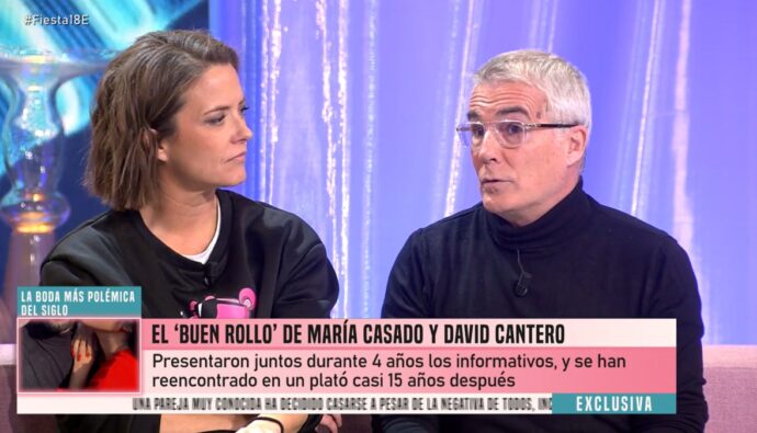 María Casado y David Cantero en 'Fiesta'.