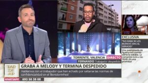 Frank Blanco entrevista al trabajador despedido del Benidorm Fest en 'TardeAR'.