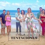 Sandra Barneda y las cinco parejas de 'La isla de las tentaciones 8'.