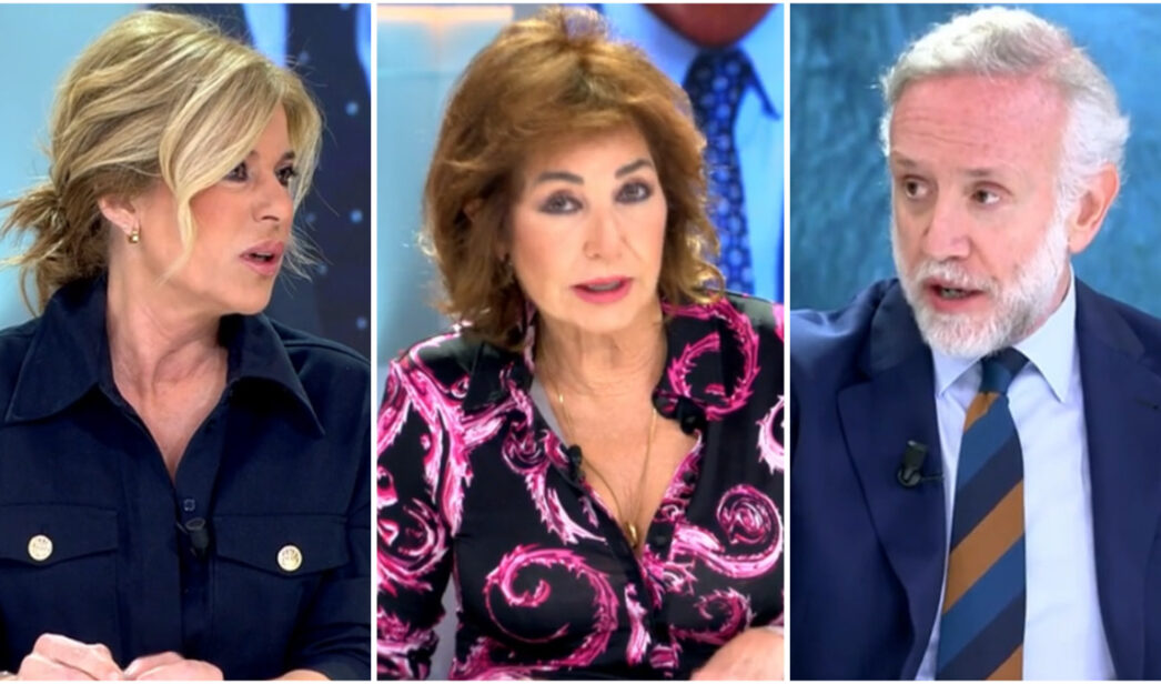 Esther Palomera, Ana Rosa y Eduardo Inda