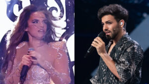 Melody en el Benidorm Fest 2025 y Agoney