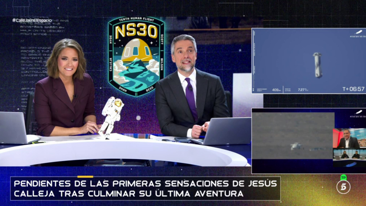 El especial de 'Informativos Telecinco' con el viaje de Jesús Calleja al espacio