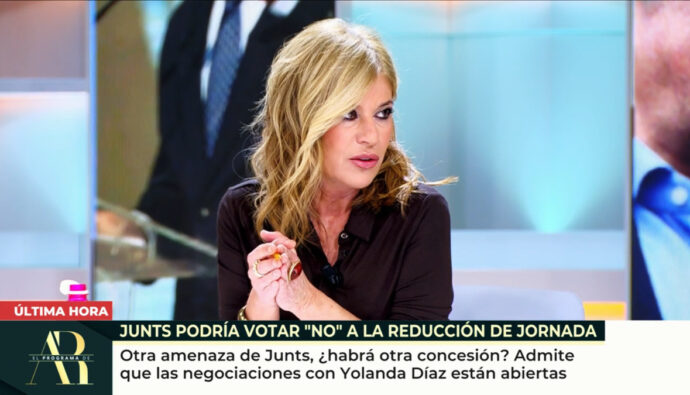 Esther Palomera en 'El programa de Ana Rosa'