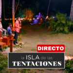 La hoguera de los chicos con los solteros, en 'La Isla de las Tentaciones 8'.