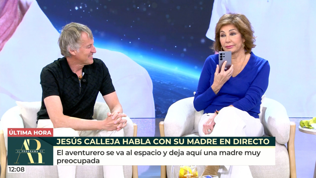 Jesús Calleja y Ana Rosa Quintana en 'El programa de AR'