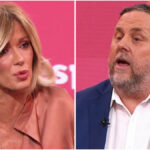 Susanna Griso y Oriol Junqueras en 'Espejo Público'