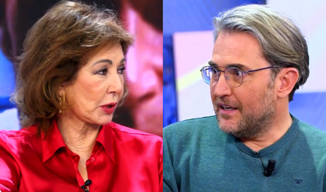 Ana Rosa Quintana y Máximo Huerta en 'El programa de AR'