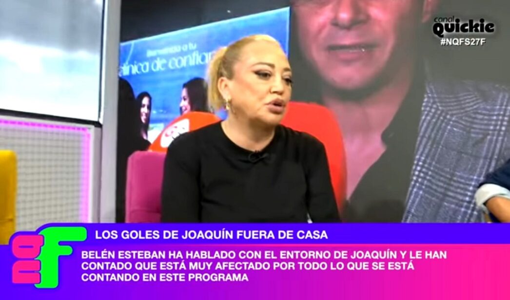 Belén Esteban en 'Ni que fuéramos'.