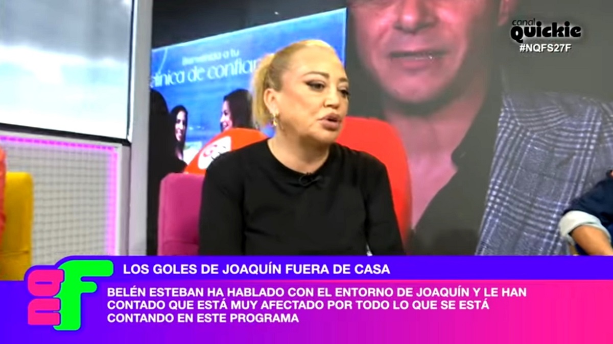 Belén Esteban en 'Ni que fuéramos'.