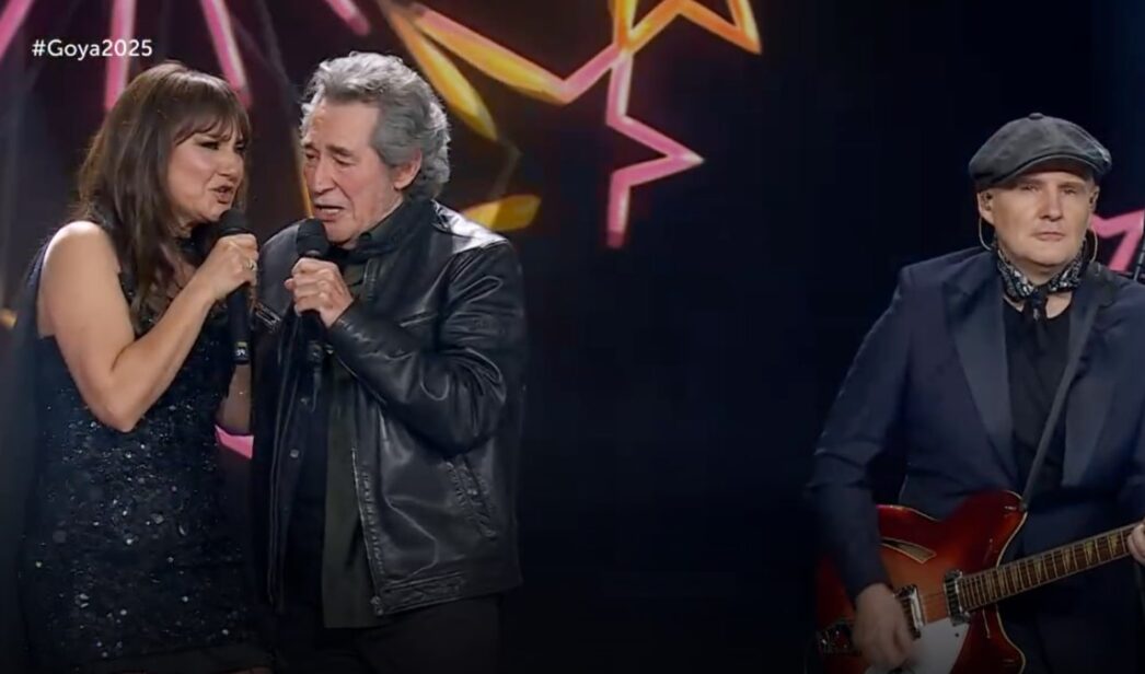 Amaral y Miguel Ríos en los Goya 2025.