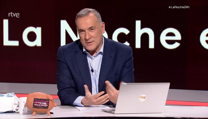 Xabier Fortes en 'La noche en 24h'.