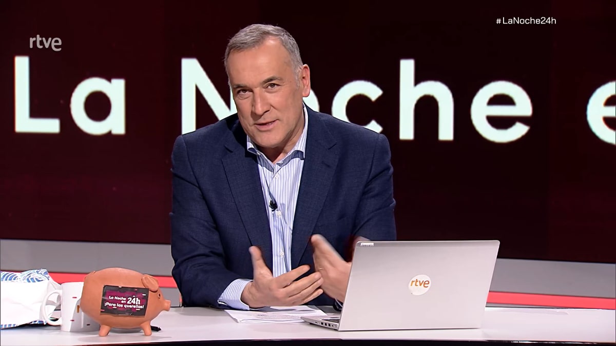 Xabier Fortes en 'La noche en 24h'.