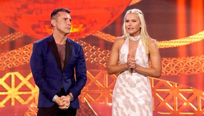 Jesús Vázquez y Valeria Mazza en 'Bailando con las estrellas'.